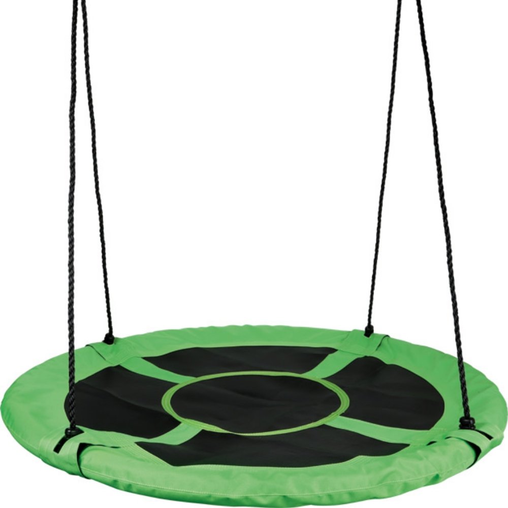 Large Mesh Vestibular Swing, The Large Mesh Vestibular Swing has a very large surface measuring 1 m in diameter, allows two people to climb on it! The Large Mesh Vestibular Swing has a surface made from solid mesh for more comfort: you can sit on it, stand up, etc. The Large Mesh Vestibular Swing has Padded edges with 2 attachment points. The Large Mesh Vestibular Swing is made from weatherproof material, the height-adjustable mounting system with retaining rings and locking lugs, this net swing is the perf