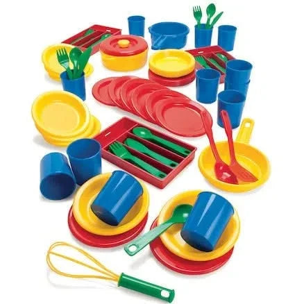 Large Plastic Role Play Dining Set-Large Plastic Role Play Dining Set