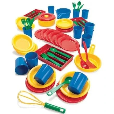 Large Plastic Role Play Dining Set-Large Plastic Role Play Dining Set