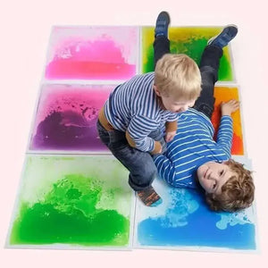 Large Sensory Liquid Tiles Pack of 6-Large Sensory Liquid Tiles Pack of 6