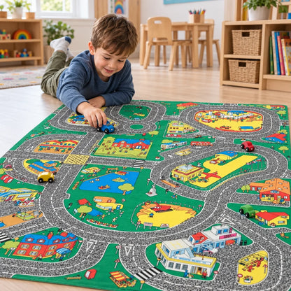 Large Town Roadway Playmat-Large Town Roadway Playmat
