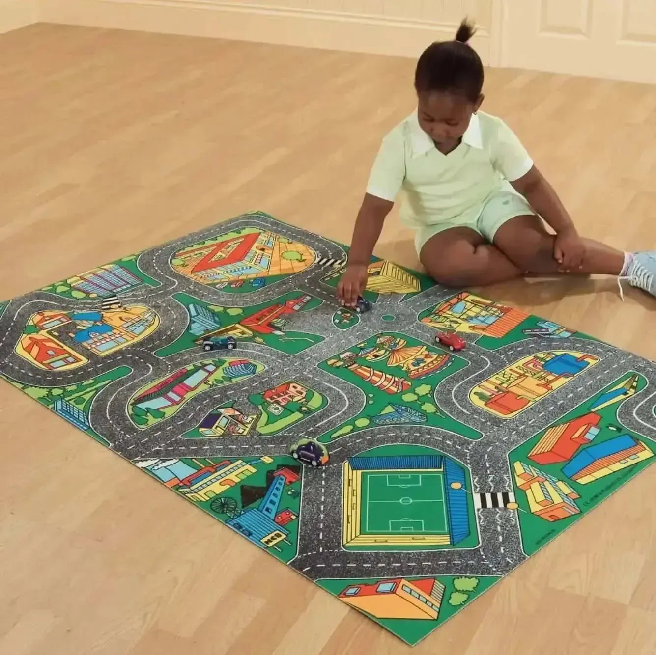 Large Town Roadway Playmat-Large Town Roadway Playmat