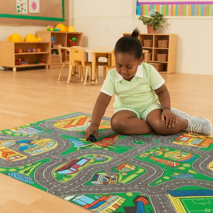 Large Town Roadway Playmat-Large Town Roadway Playmat