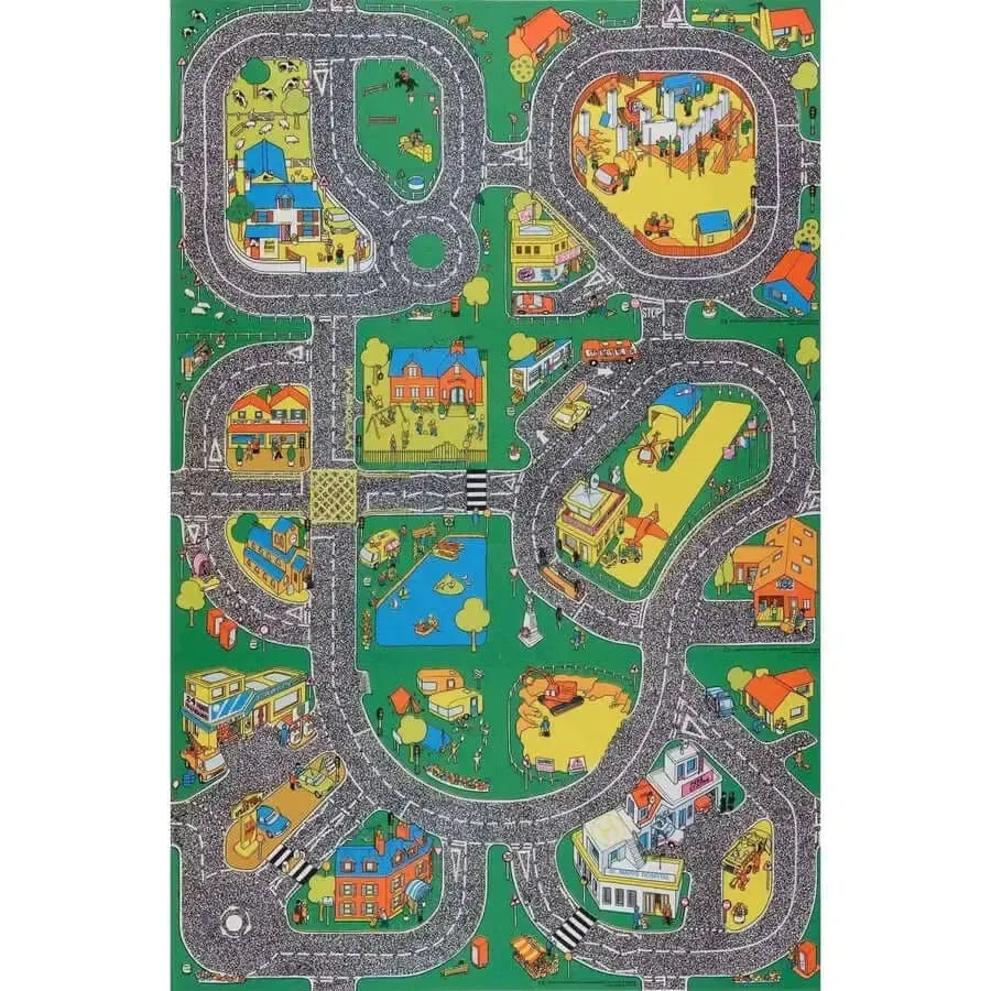 Large Town Roadway Playmat-Large Town Roadway Playmat