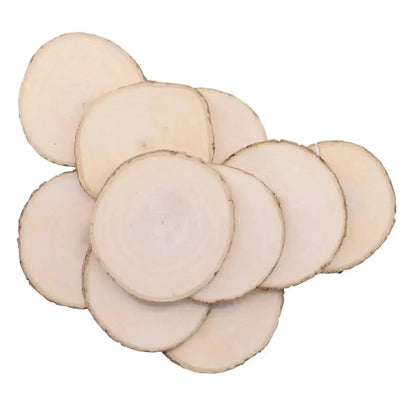 Large Tree Trunk Slices Pack of 10-Large Tree Trunk Slices Pack of 10