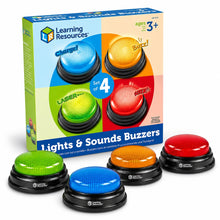 Learning Resources Lights & Sounds Answer Buzzers-Learning Resources Lights & Sounds Answer Buzzers