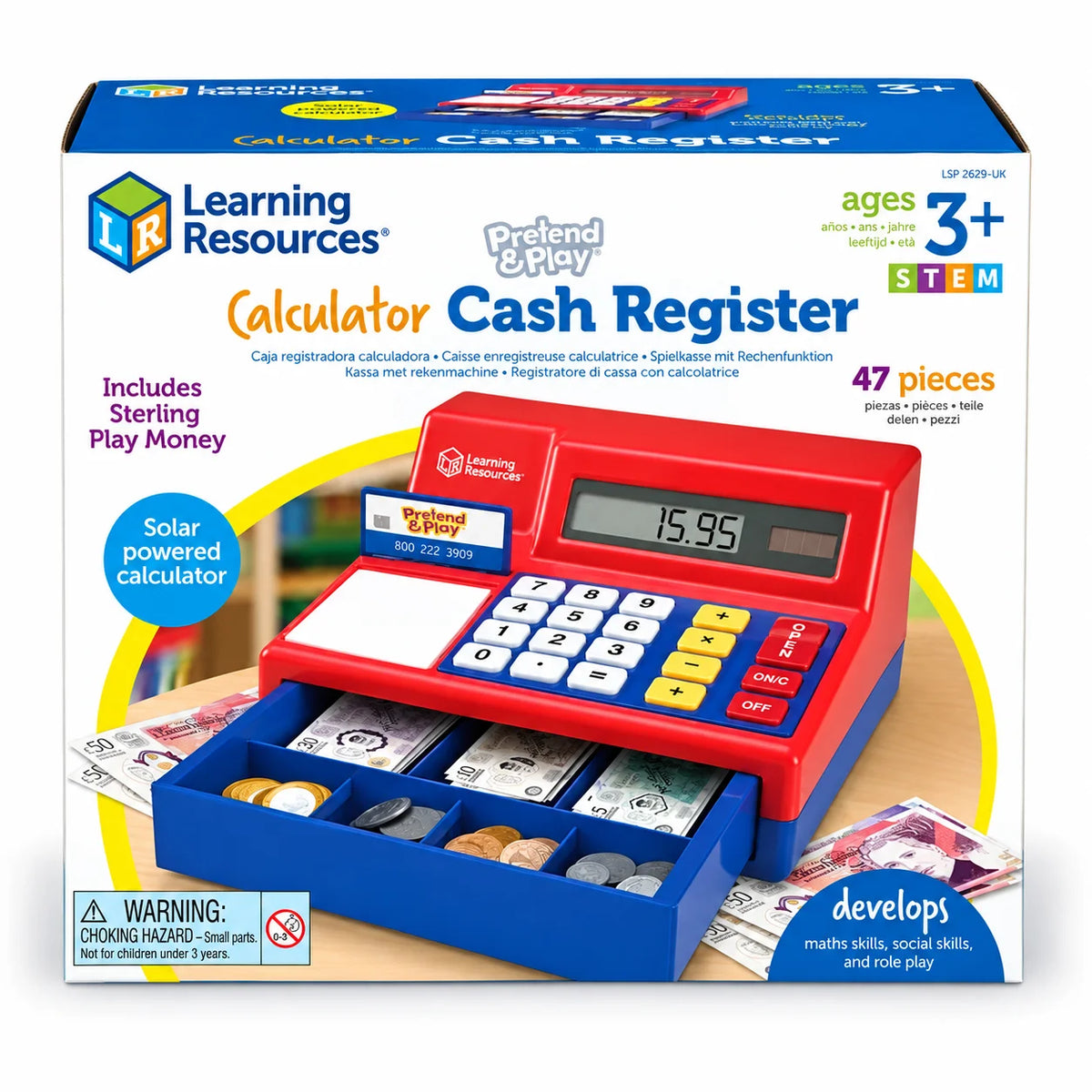 Learning Resources Pretend & Play Cash Register-Learning Resources Pretend & Play Cash Register