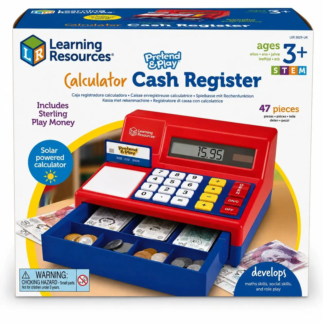 Learning Resources Pretend & Play Cash Register-Learning Resources Pretend & Play Cash Register