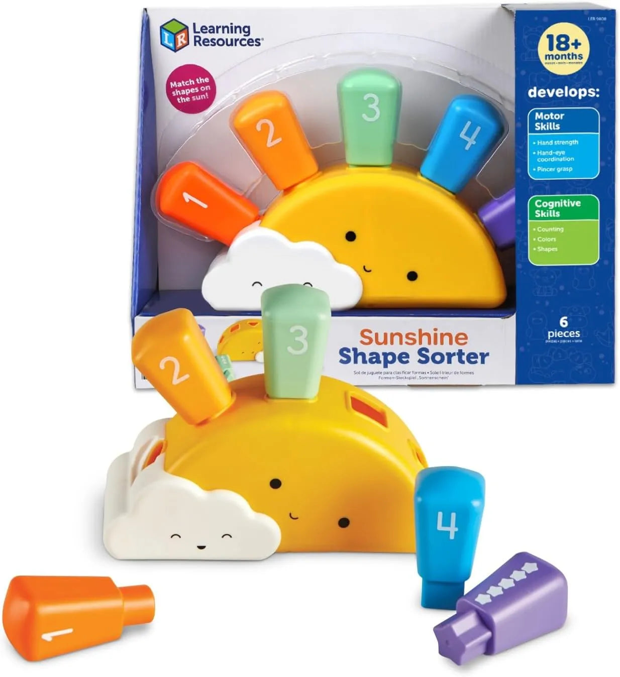 Learning Resources Sunshine Shape Sorter-Learning Resources Sunshine Shape Sorter