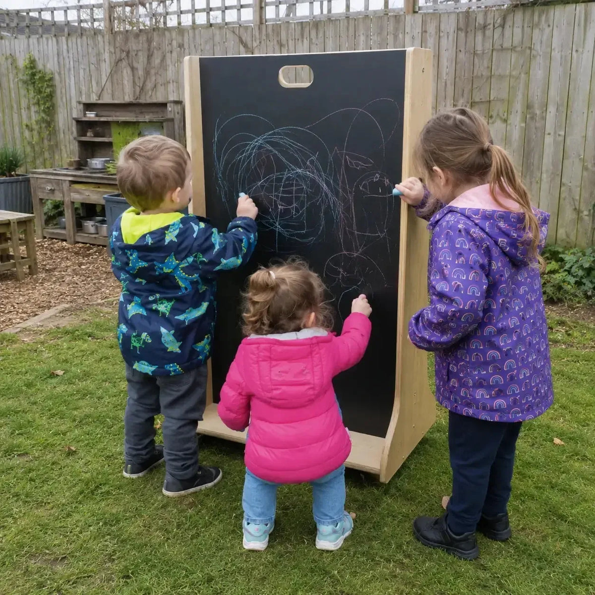 Leave Me Outdoors Children’s Easel outdoor nursery lifestyle scene 5
