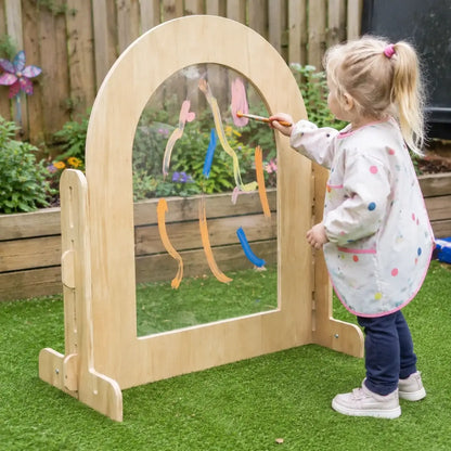 Leave Me Outdoors Children’s Painting Window outdoor nursery lifestyle scene 4