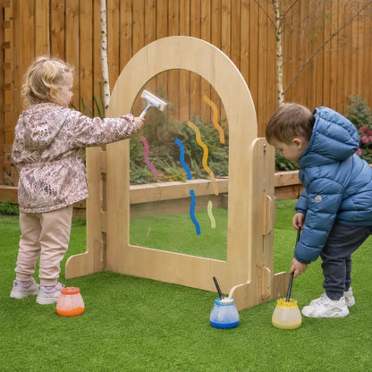 Leave Me Outdoors Children’s Painting Window outdoor nursery lifestyle scene 7