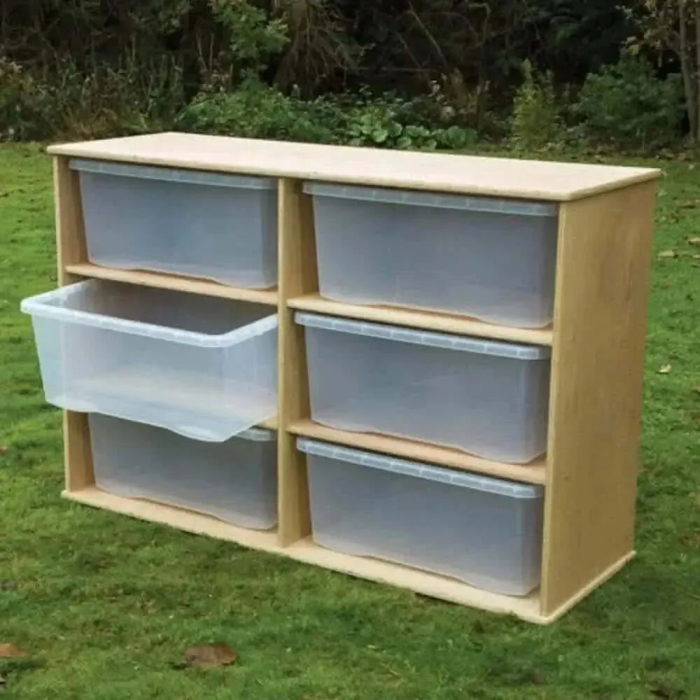 Leave Me Outdoors Large Storage 6 Tray Unit-Leave Me Outdoors Large Storage 6 Tray Unit