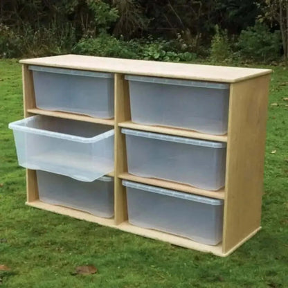 Leave Me Outdoors Large Storage 6 Tray Unit-Leave Me Outdoors Large Storage 6 Tray Unit
