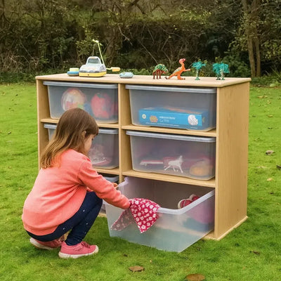 Leave Me Outdoors Large Storage 6 Tray Unit-Leave Me Outdoors Large Storage 6 Tray Unit