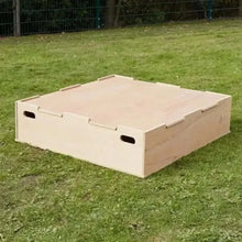 Leave Me Outdoors Sandpit with Stage Lid-Leave Me Outdoors Sandpit with Stage Lid