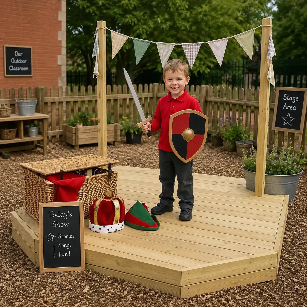 Leave Me Outdoors Stage and Backdrop-Leave Me Outdoors Stage and Backdrop