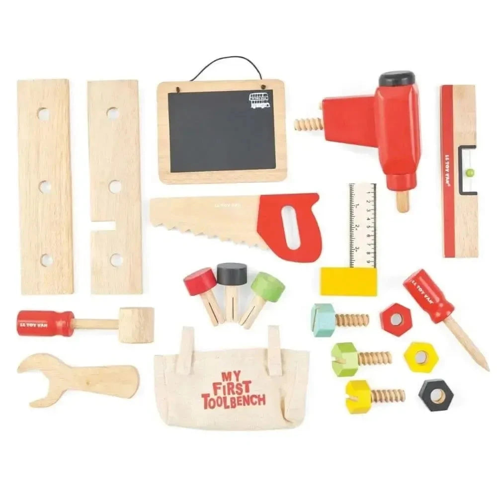 LeToy Van Wooden Tool Bench-LeToy Van Wooden Tool Bench