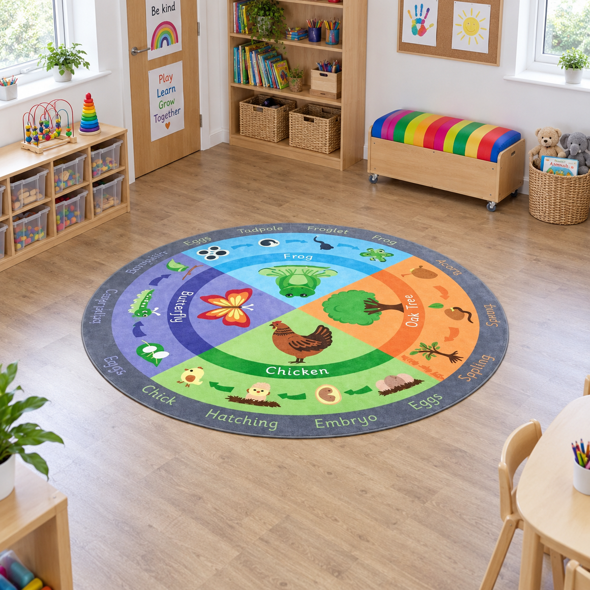 Life Cycle Mat Circle 2 x 2m lifestyle image 8 of 8 without children