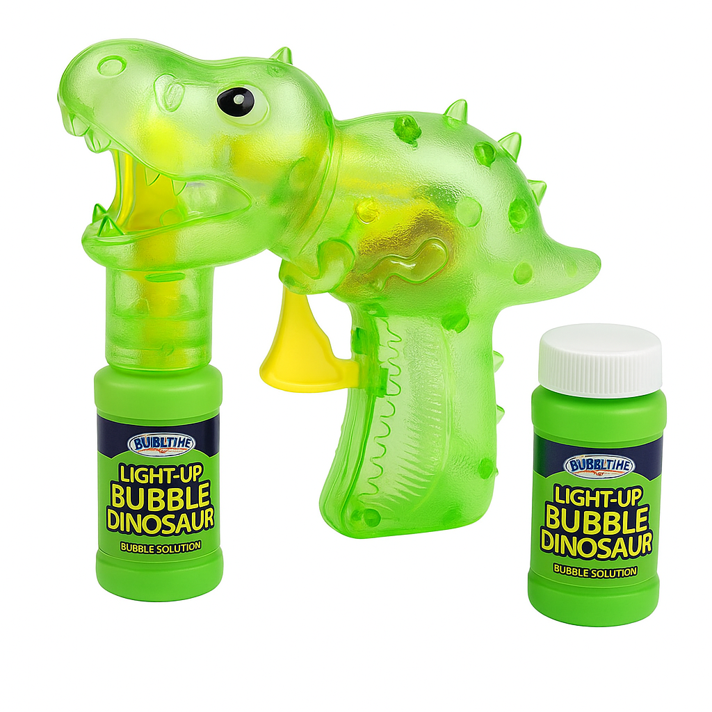 Light Up Bubble Dinosaur Toy