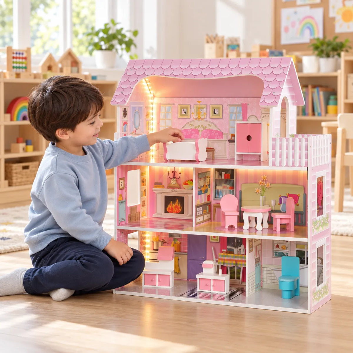 Light Up Dollhouse-Light Up Dollhouse