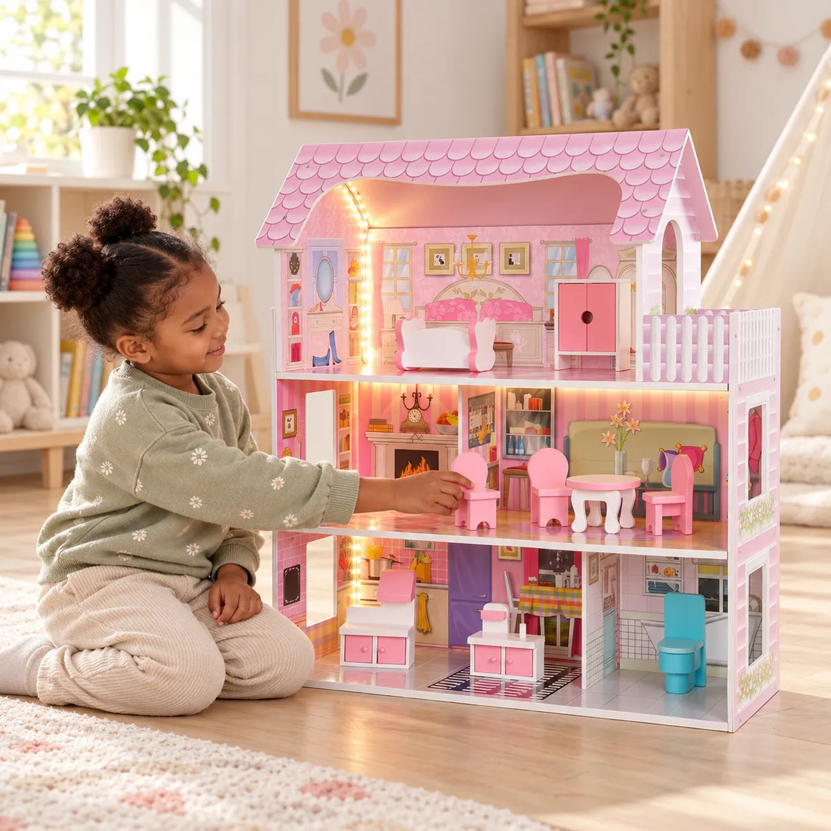 Light Up Dollhouse-Light Up Dollhouse