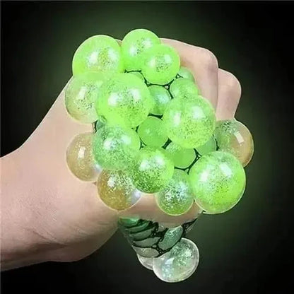 Light up Glitter Squishy Mesh Ball-Light up Glitter Squishy Mesh Ball
