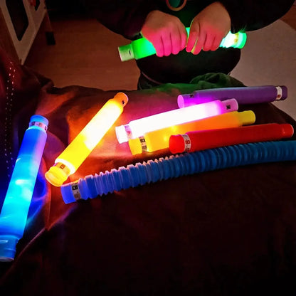 Light Up Pop Tubes 4 Pack-Light Up Pop Tubes 4 Pack