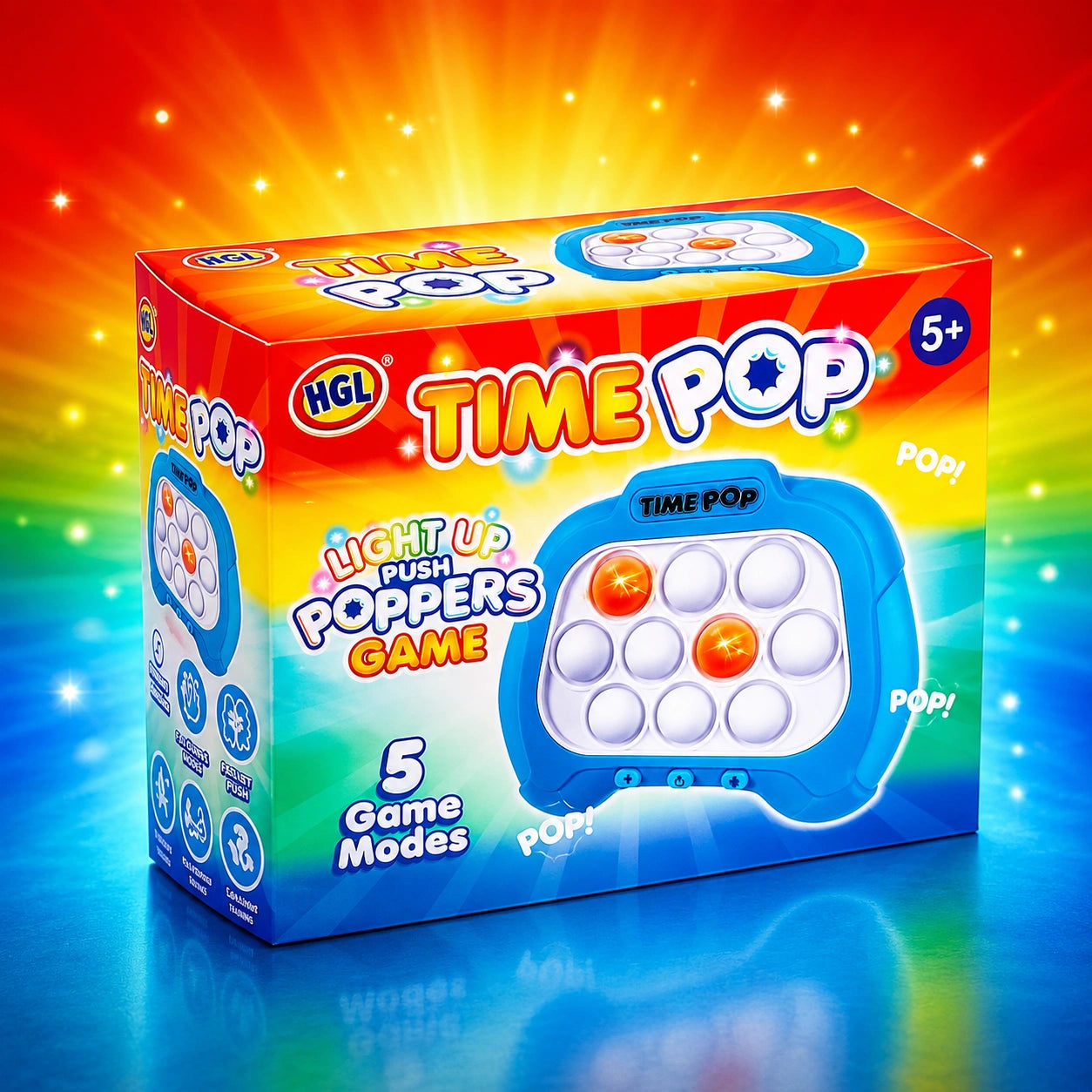 Light Up Push Popper Game-Light Up Push Popper Game
