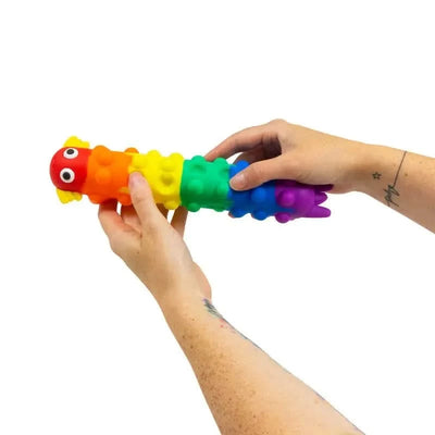 Light Up Push Popper Suction Caterpillar-Light Up Push Popper Suction Caterpillar
