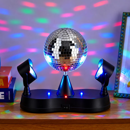Light Up Rotating Disco Ball-Light Up Rotating Disco Ball