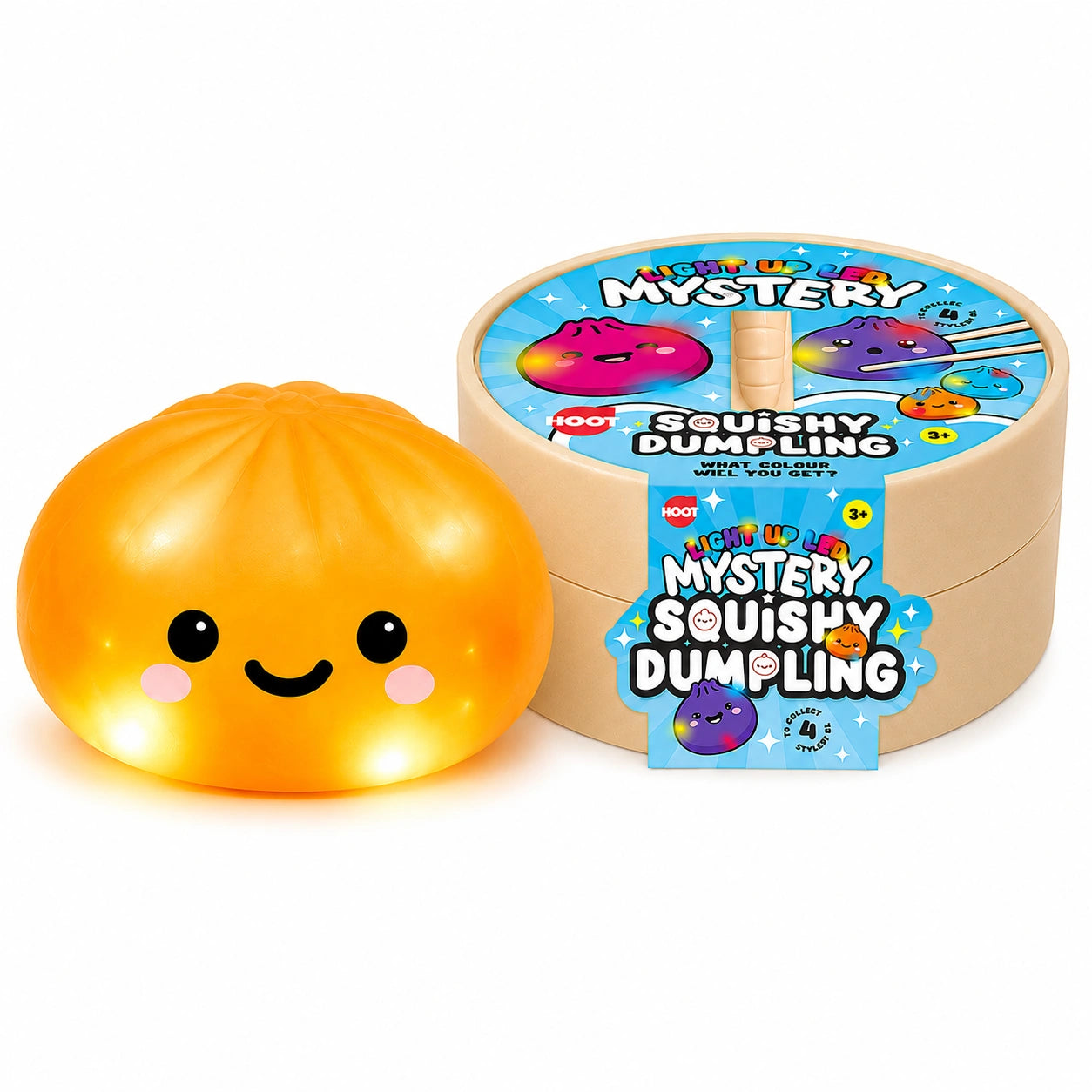 Light Up Squishy Bao Dumpling-Light Up Squishy Bao Dumpling