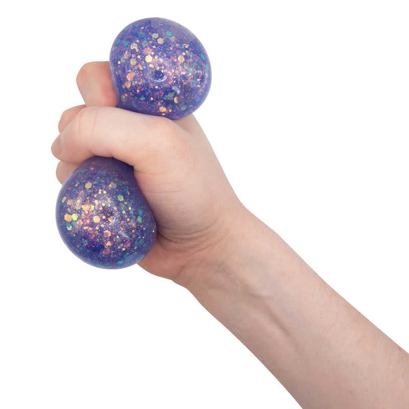 Light Up Stress Ball, Introducing the Light Up Stress Balls, the ultimate fidget, stress-reducer, and hand strengthener that kids absolutely adore! These Light Up Stress Balls provide not only an excellent tactile experience but also an irresistible "grabbable" quality that's almost impossible to resist. With variable resistance and multiple shiny smaller balls inside a clear cover, they offer a dynamic and engaging sensory experience. Safety is a top priority, and these stress balls are non-toxic and latex