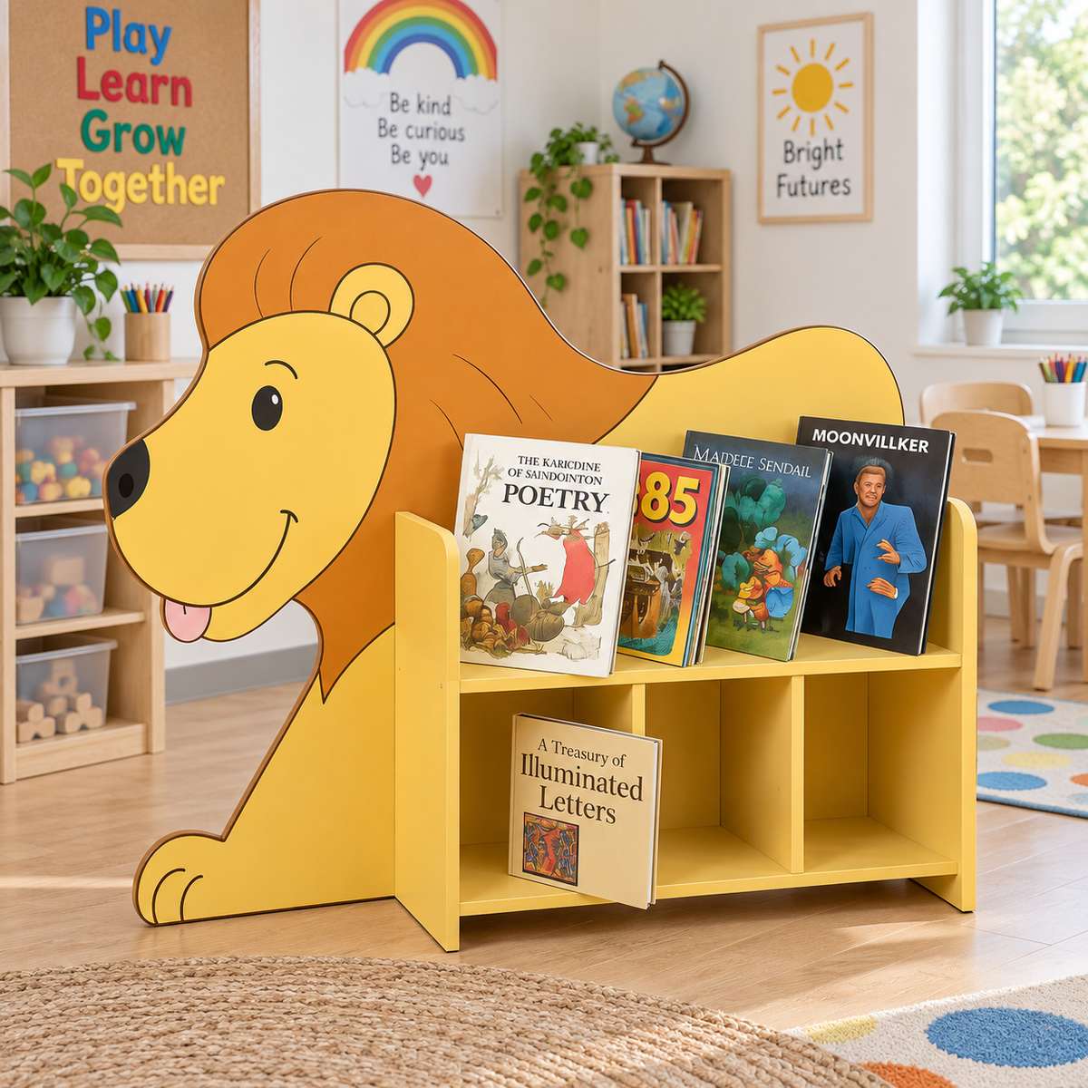 Lion Storage Unit in a bright early years classroom – view 2