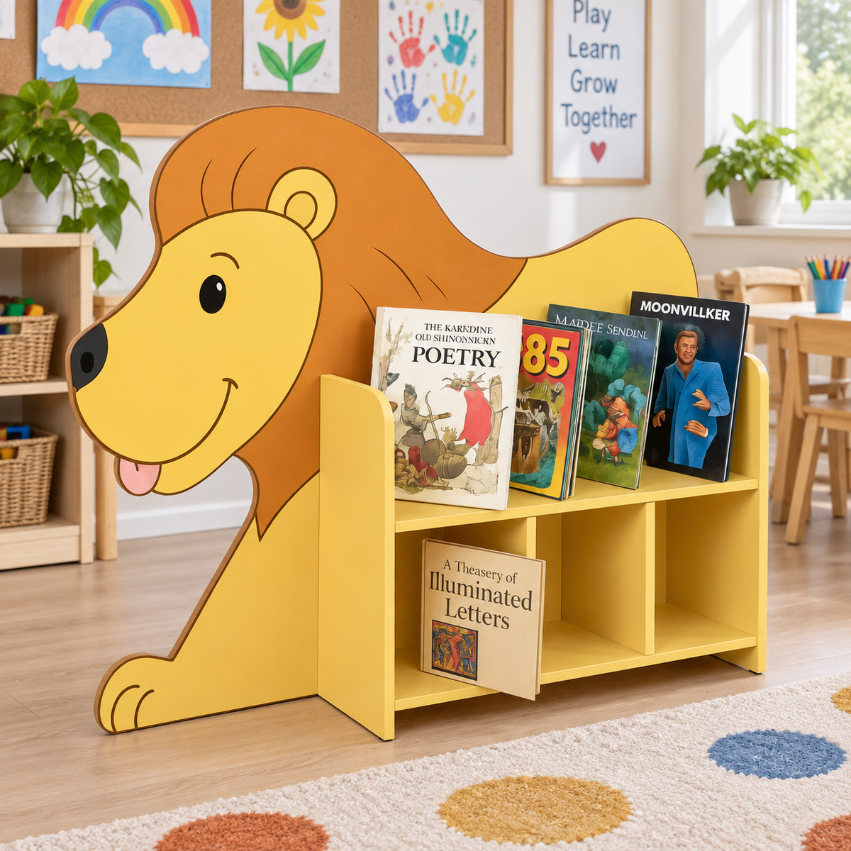 Lion Storage Unit in a bright early years classroom – view 5
