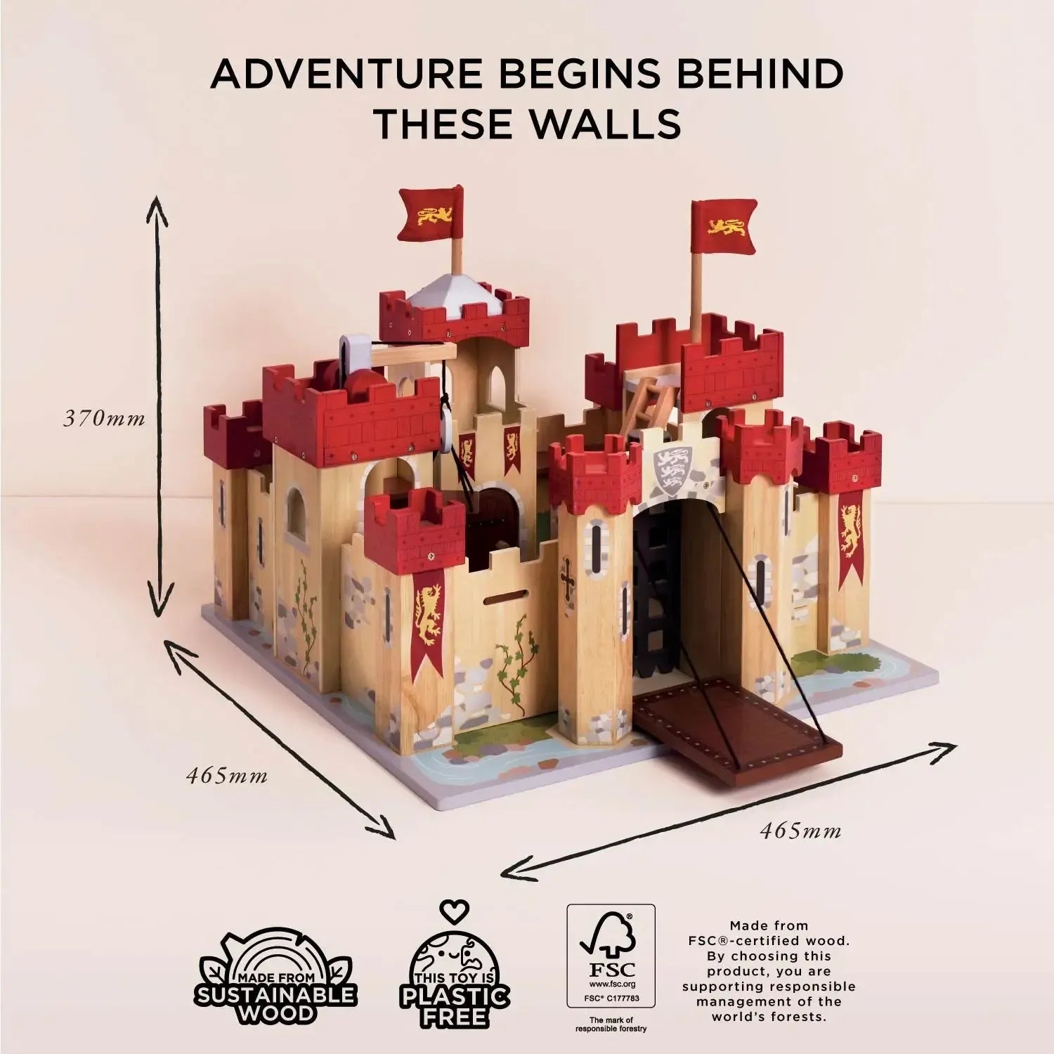 Lionheart Wooden Castle-Lionheart Wooden Castle