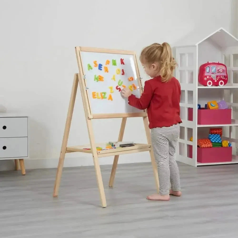 Little Acorns Height Adjustable Double Sided Easel-Little Acorns Height Adjustable Double Sided Easel