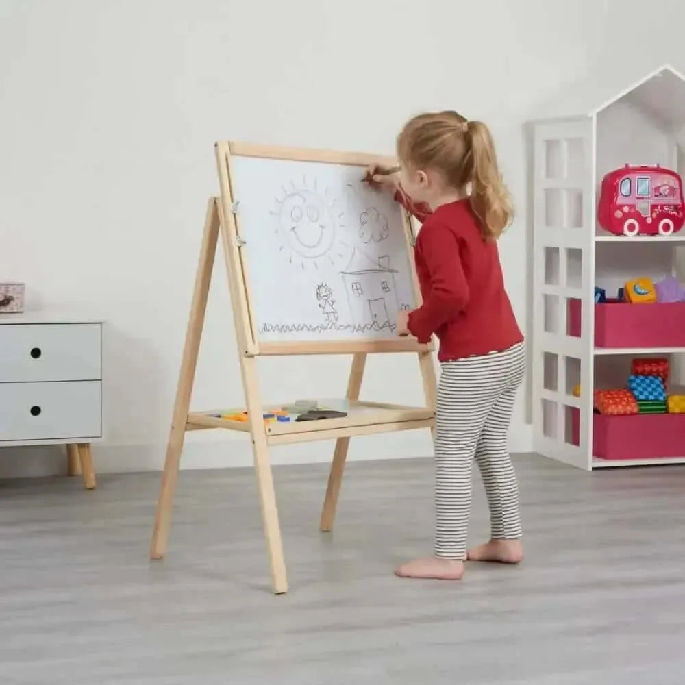 Little Acorns Height Adjustable Double Sided Easel-Little Acorns Height Adjustable Double Sided Easel