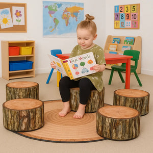 Log Buffets Pack Of 4-Log Buffets Pack Of 4