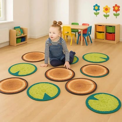 Logs and Leaves Placement Mats-Logs and Leaves Placement Mats