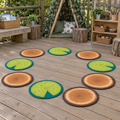 Logs and Leaves Placement Mats lifestyle image 6 of 8 without children