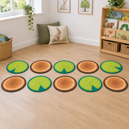 Logs and Leaves Placement Mats lifestyle image 7 of 8 without children