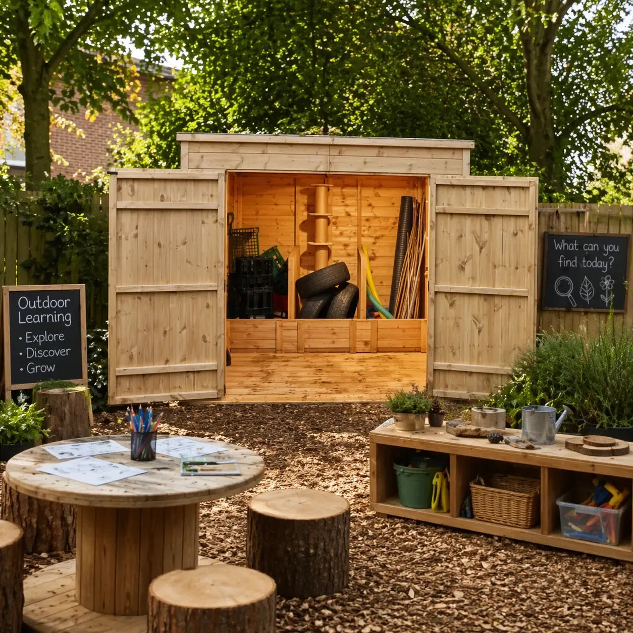 Loose Parts Shed-Loose Parts Shed