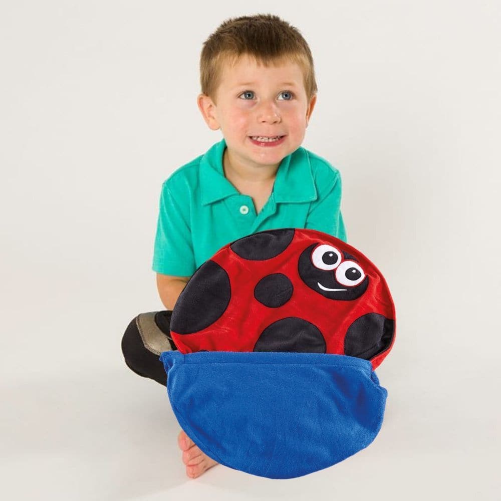 Louis The Ladybird Lap Weight, Children will love this lovable Louis The Ladybird Lap Weight. Louis The Ladybird Lap Weight is made in a soft, plush material this lap weight is ideal for providing a deep, calming pressure for children who are anxious or need help with sensory processing. The Louis the ladybird lap weight can also be useful for children who like fidgeting to help them sit still. Louis The Ladybird Lap Weight is machine washable and soft to touch. A popular sensory favourite for years on end.