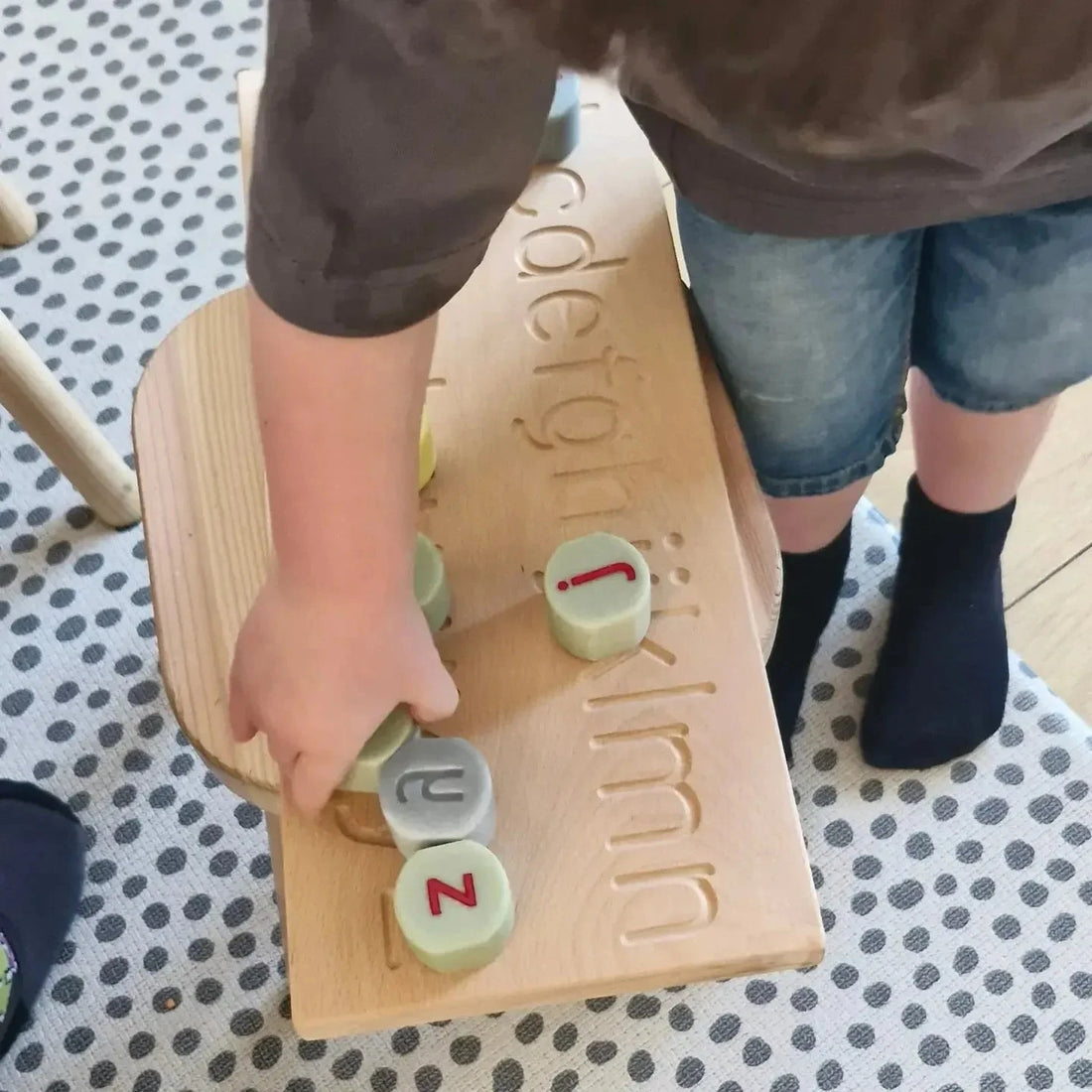 Lowercase Alphabet Stamping Stones-Lowercase Alphabet Stamping Stones