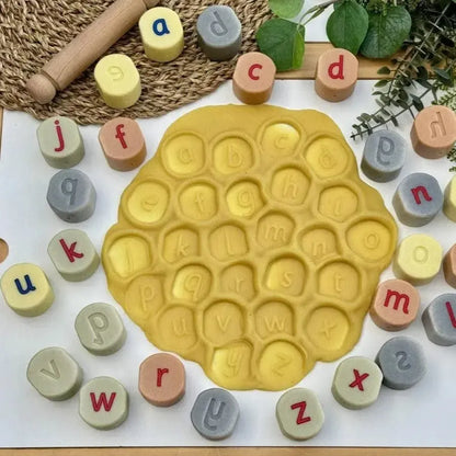 Lowercase Alphabet Stamping Stones-Lowercase Alphabet Stamping Stones