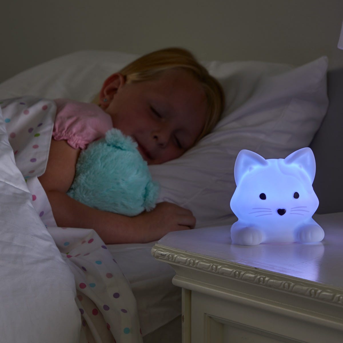 Luna The Calming Kitty, Luna The Calming Kitty is the purr-fect companion to help children manage stress and calm down at home, school, or anywhere they go. This squishy, soothing feline friend is designed to support mindfulness and deep breathing. Luna offers 3 different breathing patterns for children to practise and can be also used as a colourful night-light to comfort children at bedtime. Press Luna’s paw to activate and help children manage their emotions and develop mindfulness through guided breathi