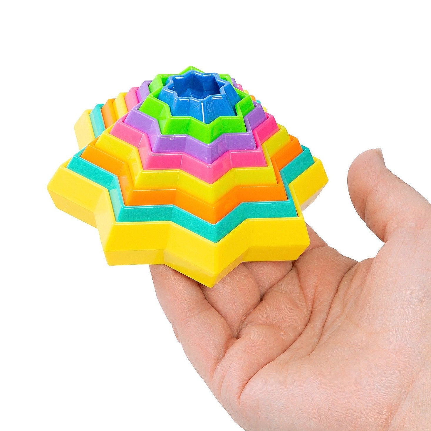 Magic Star Fidget Toy, The incredibly addictive Magic Fidget Star fidget toy folds out into a 3D pyramid shape, listen to it popping and cracking while you play with it! Magic Star Fidget Toy Product features Incredibly addictive fold-out star with popping noises and ridged design Designed to feel comfortable in the hand Suitable for ages 3 years + Colours vary and will be picked at random atthe point of despatch., Magic Star Fidget Toy,Magic Sensory Fidget Star,Fidget Star,Sensorydirect fidget toy discount