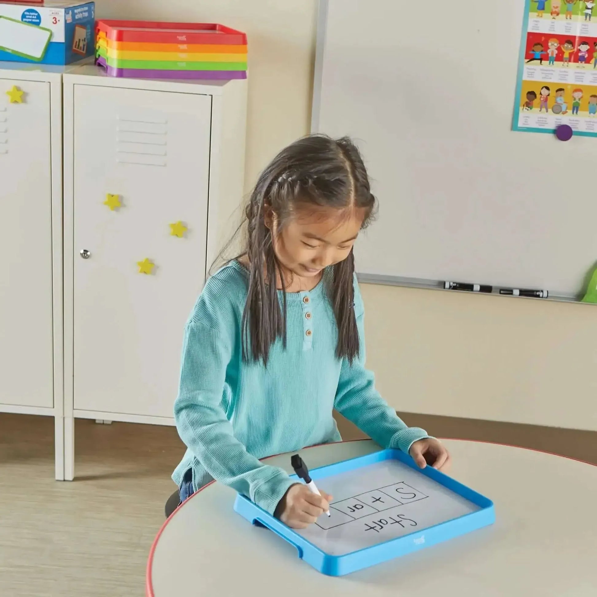 Magnetic Dry-Erase Activity Trays, Set of 6-Magnetic Dry-Erase Activity Trays, Set of 6