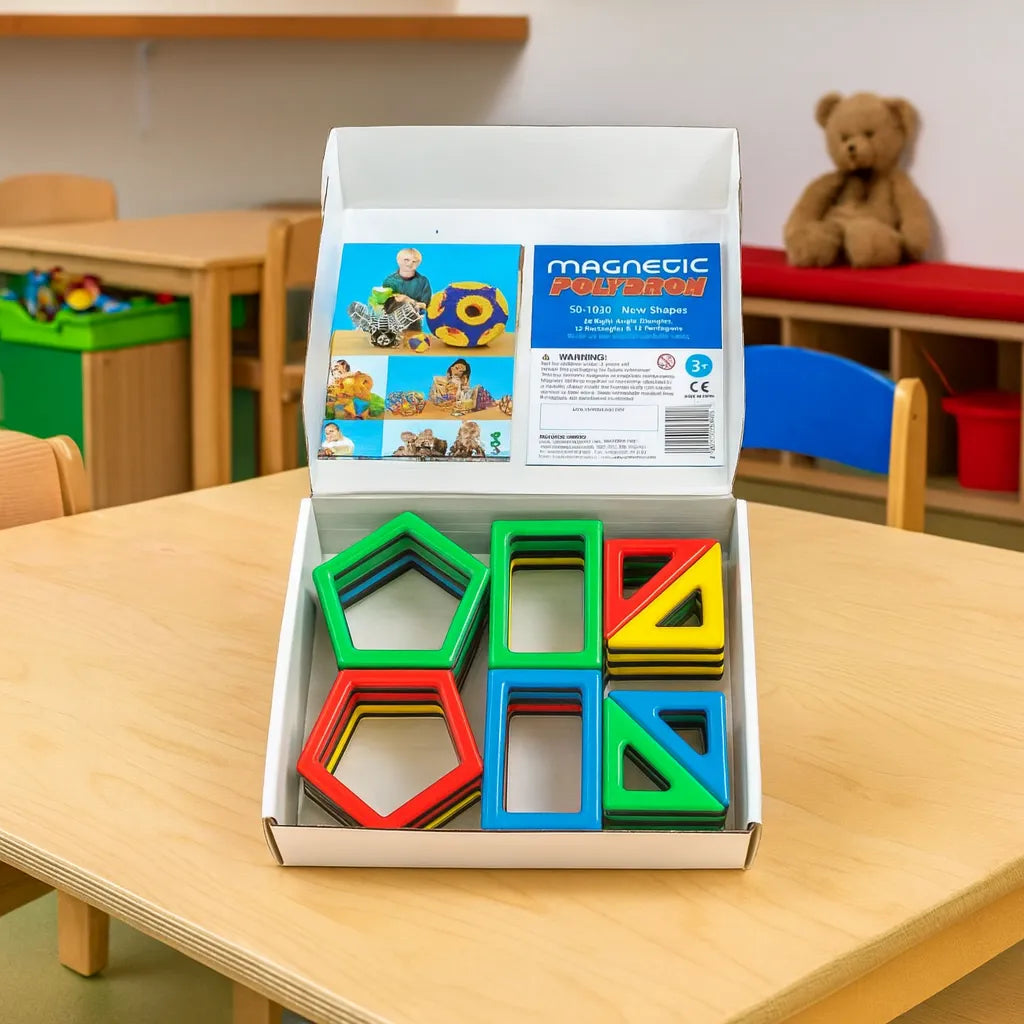 Magnetic Polydron Extra Shapes Set-Magnetic Polydron Extra Shapes Set